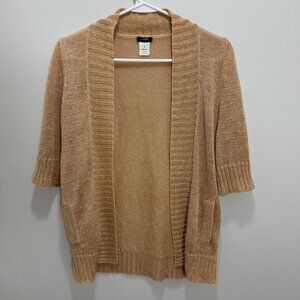 J Crew Beige Hemp Cardigan Sweater Size XS